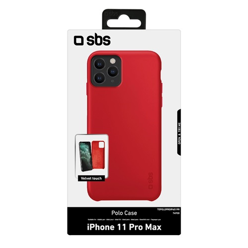 SBS Polo One telefontok iPhone 11 Pro Max-hoz, piros