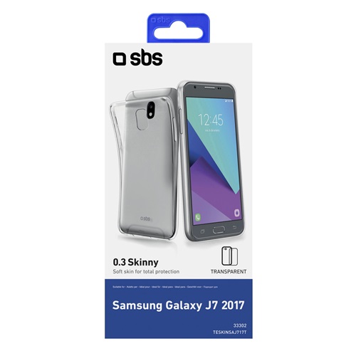 SBS Skinny telefontok Samsung J7, átlátszó 1 SBS Skinny telefontok Samsung J7, átlátszó